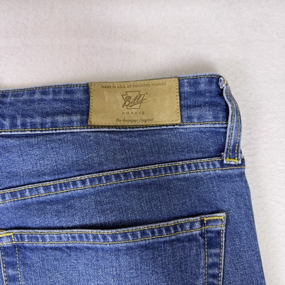 Bills Khakis Mens Classic Fit Denim Jeans 36 Made in USA‎ Blue 5 Pocket Stretch - Picture 9 of 9